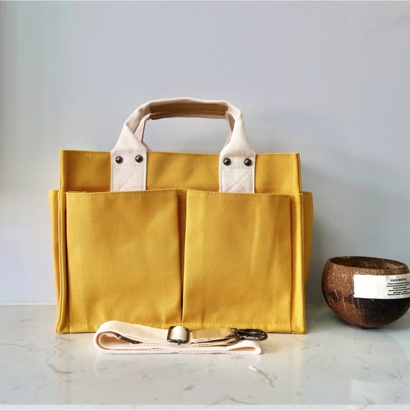 This Canvas Bag is perfect for School, daily, beach, business. - Picture 1 of 16